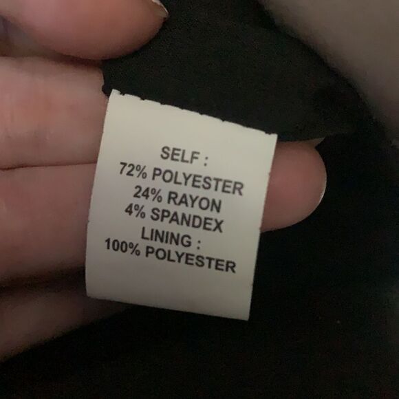 Kay Unger animal print gray wrap front dress - Picture 9 of 9